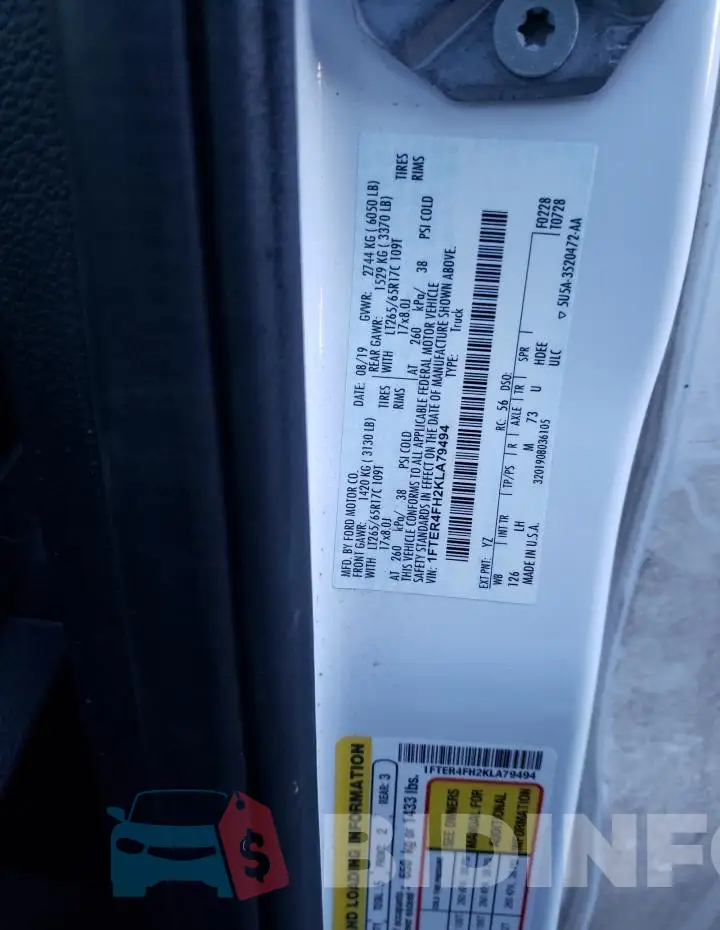 1FTER4FH2KLA79494 Photo# 12