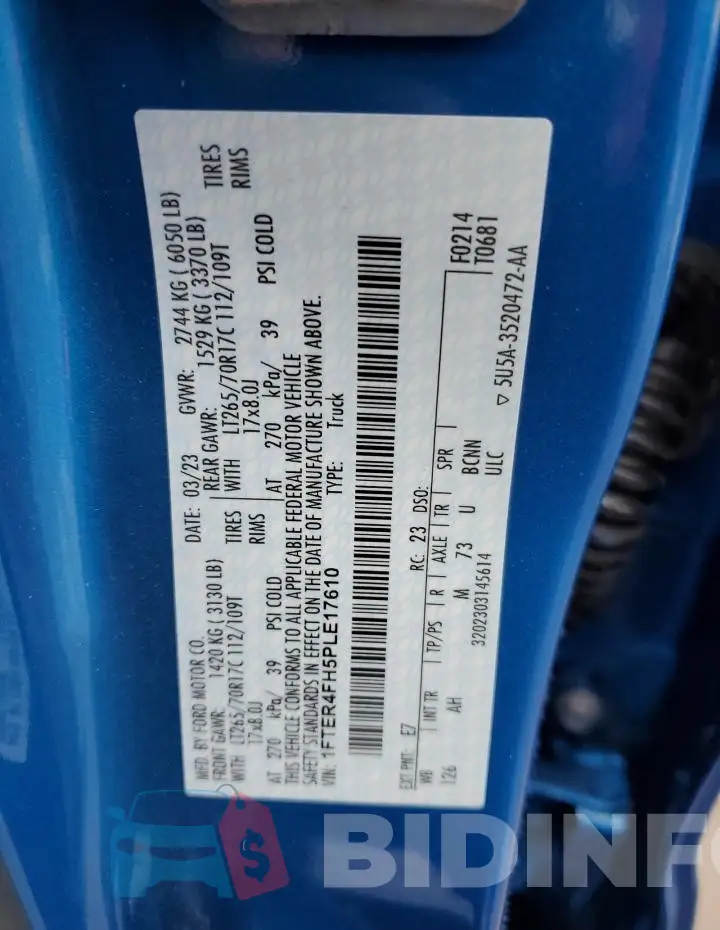 1FTER4FH5PLE17610 Photo# 12