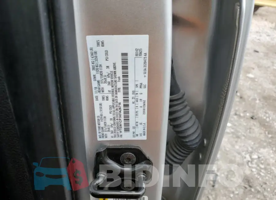 1FTEW1CP1KFA28716 Photo# 12