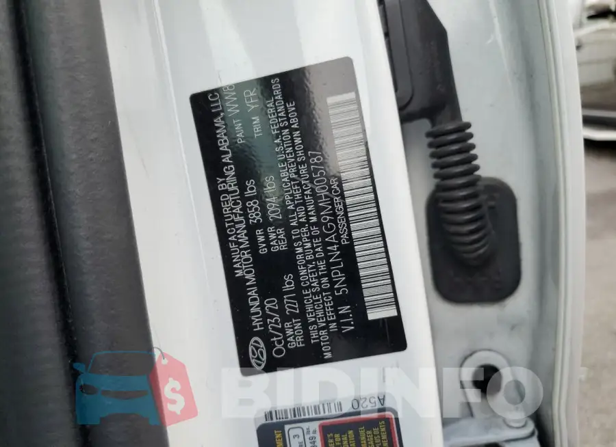 5NPLN4AG9MH005787 Photo# 12