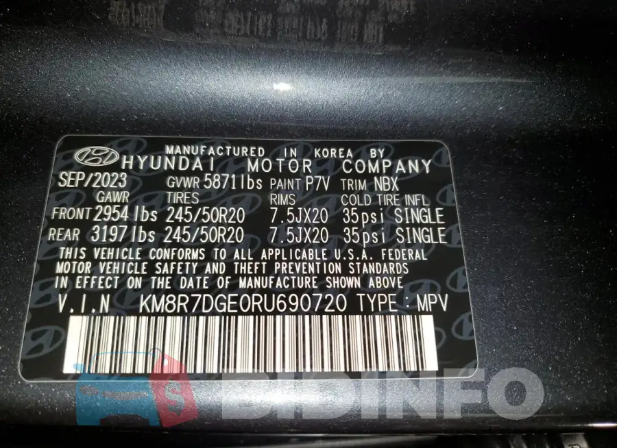 KM8R7DGE0RU690720 Photo# 14