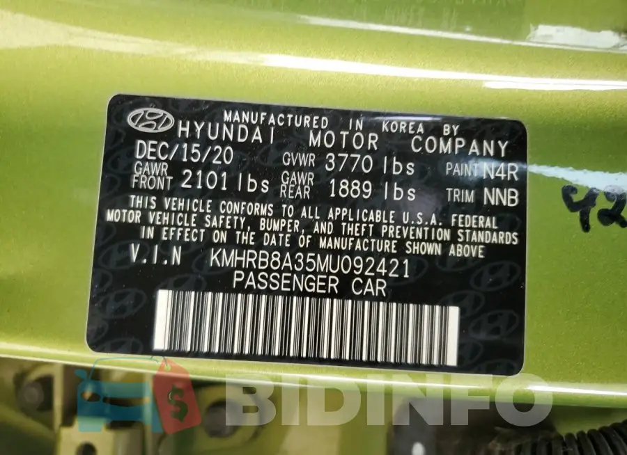 KMHRB8A35MU092421 Photo# 12