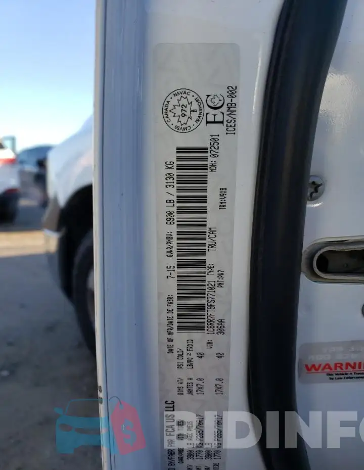 1C6RR7FT9FS771021 Photo# 12