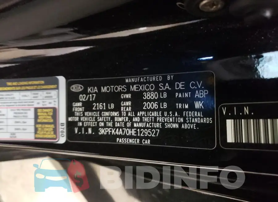 3KPFK4A70HE129527 Photo# 13