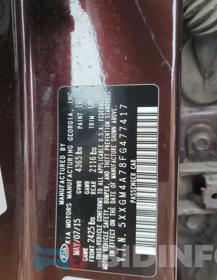 5XXGM4A78FG477417 Photo# 12