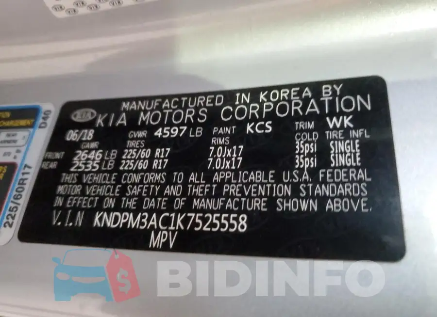 KNDPM3AC1K7525558 Photo# 12