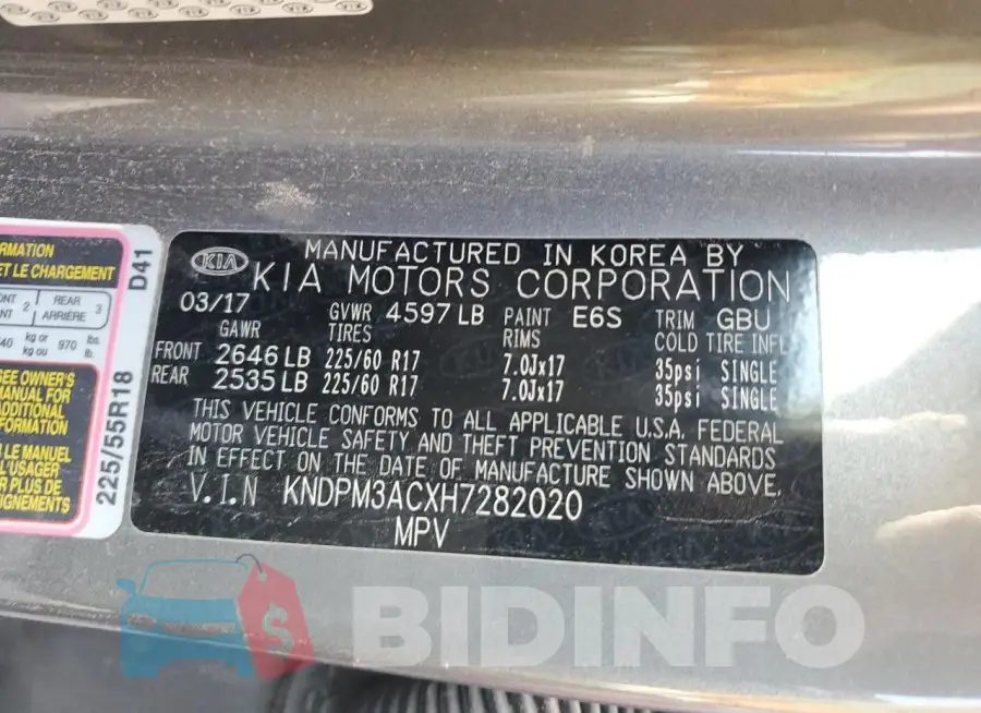 KNDPM3ACXH7282020 Photo# 12
