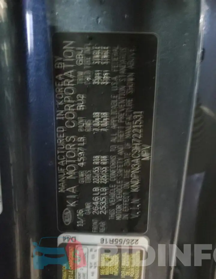 KNDPN3AC9H7221531 Photo# 13