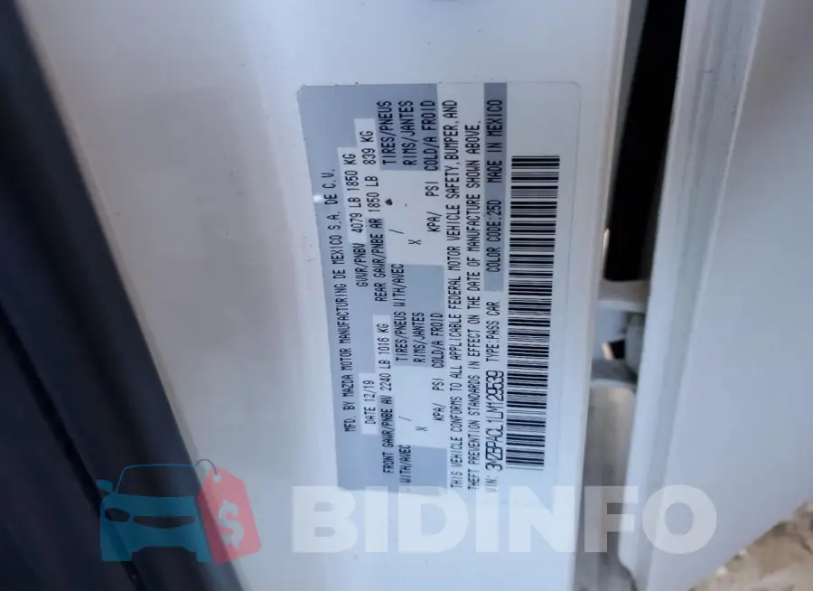3MZBPACL1LM129539 Photo# 12