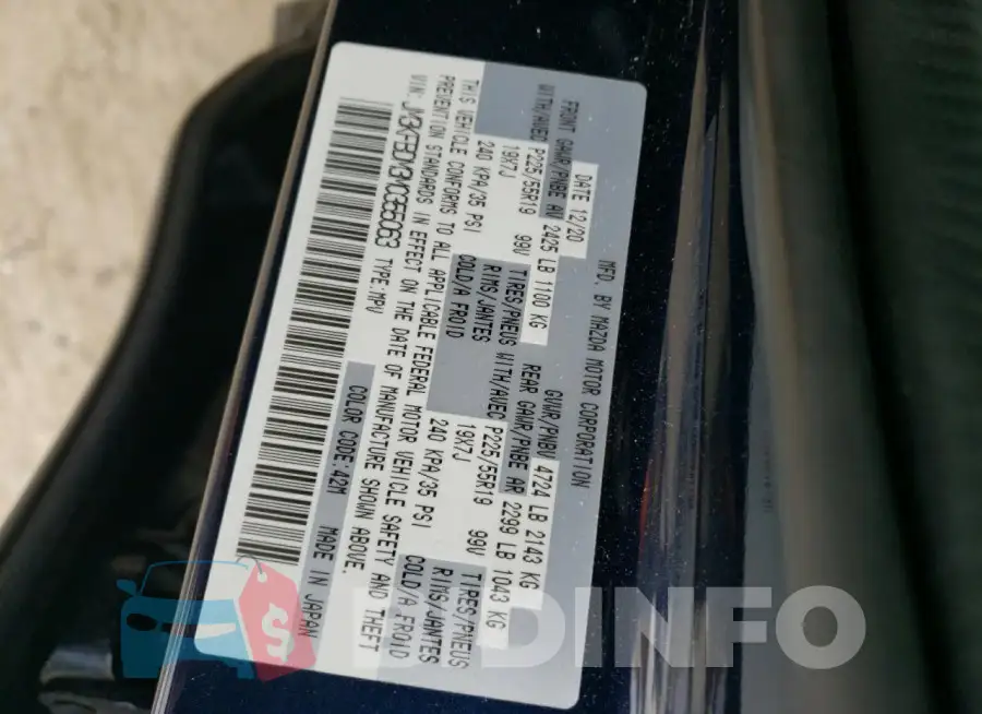 JM3KFBDM3M0355063 Photo# 12