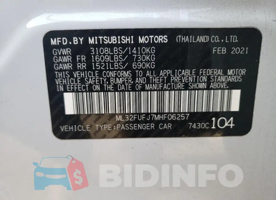 ML32FUFJ7MHF06257 Photo# 12