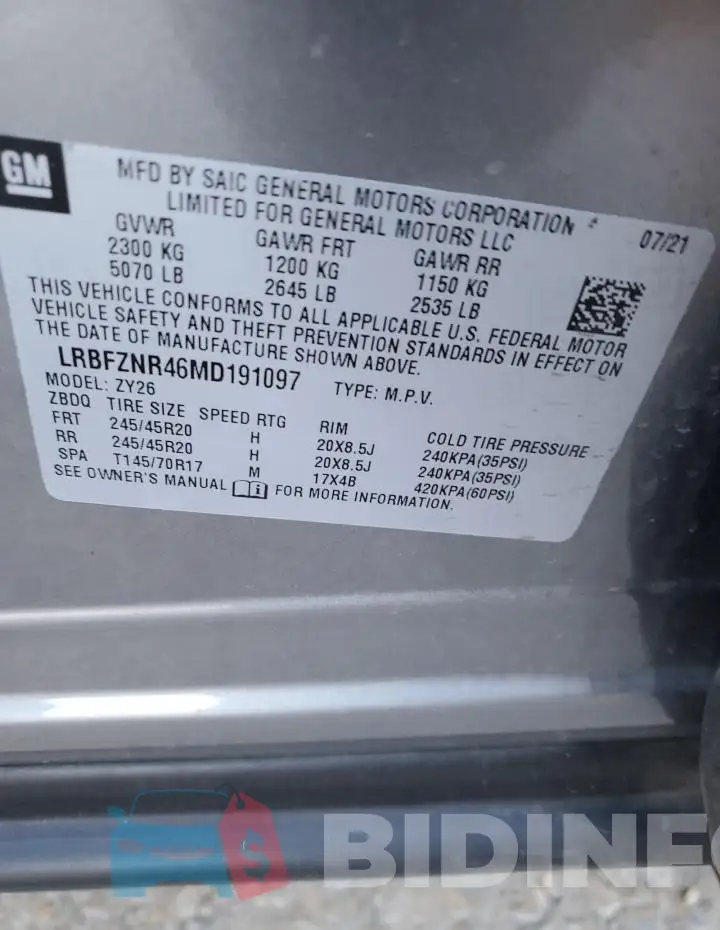 LRBFZNR46MD191097 Photo# 13