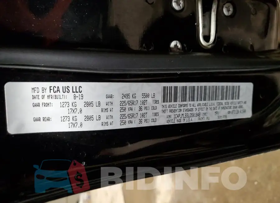 1C4PJMLB3LD501848 Photo# 12