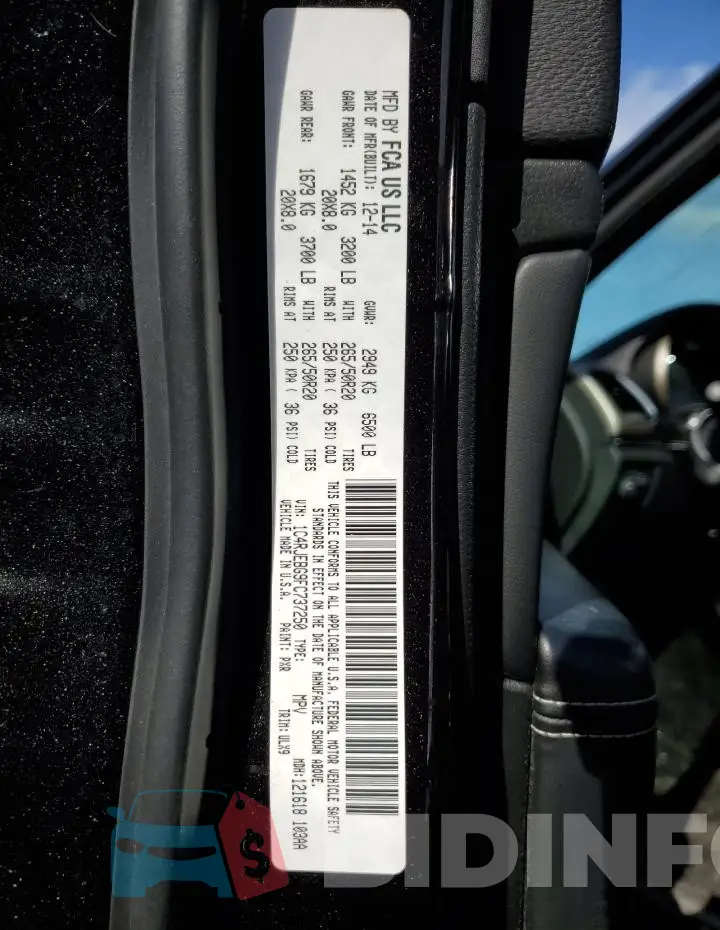 1C4RJEBG9FC737250 Photo# 14