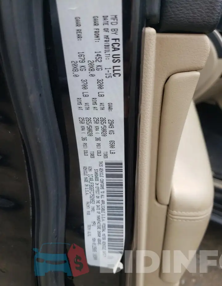 1C4RJFBG6FC752052 Photo# 13