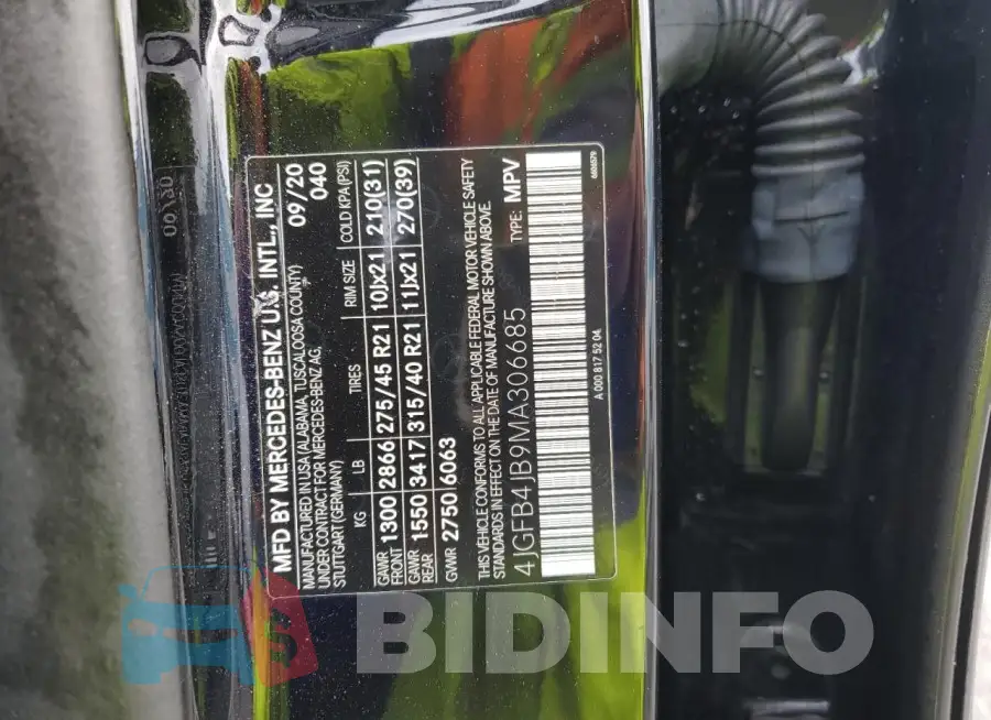 4JGFB4JB9MA306685 Photo# 13