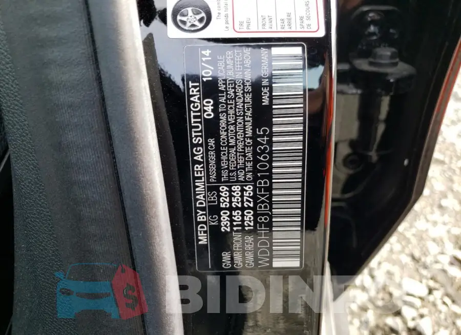 WDDHF8JBXFB106345 Photo# 12