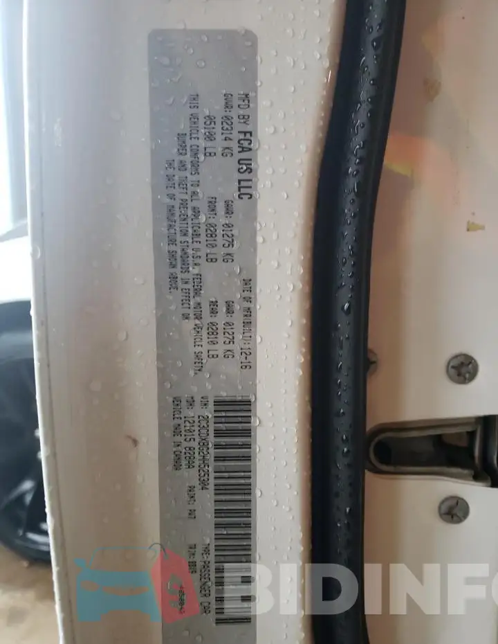 2C3CDXBG2HH525304 Photo# 12
