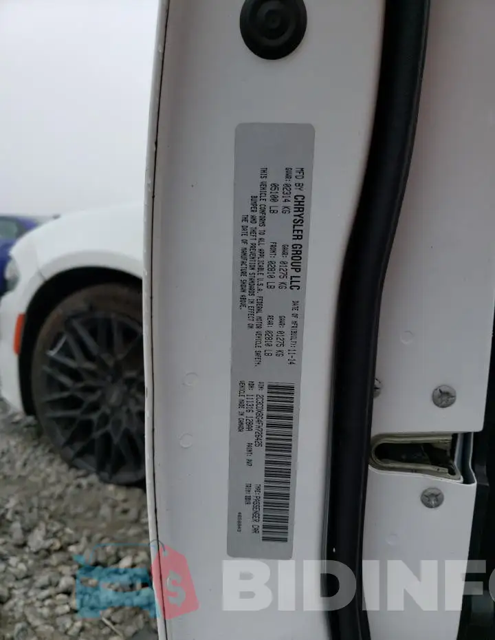2C3CDXBG4FH726425 Photo# 12