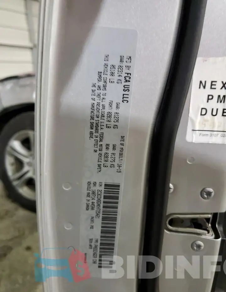 2C3CDXBGXKH725421 Photo# 13