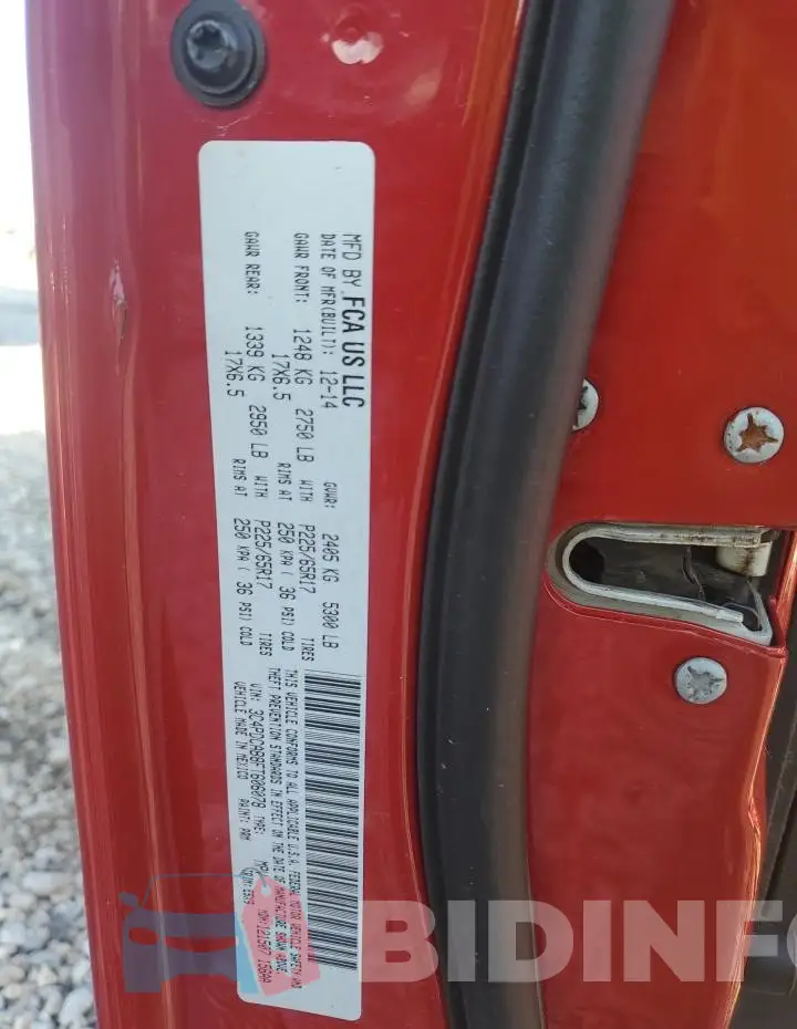 3C4PDCAB8FT606078 Photo# 13