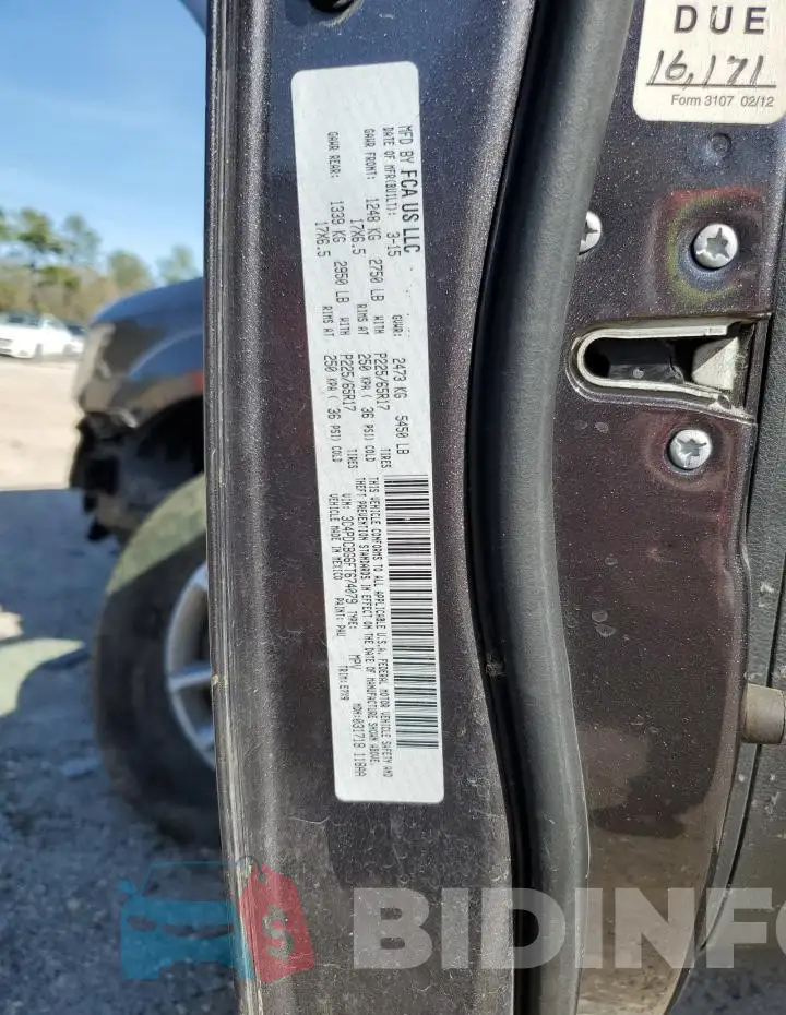 3C4PDCBG6FT674079 Photo# 12