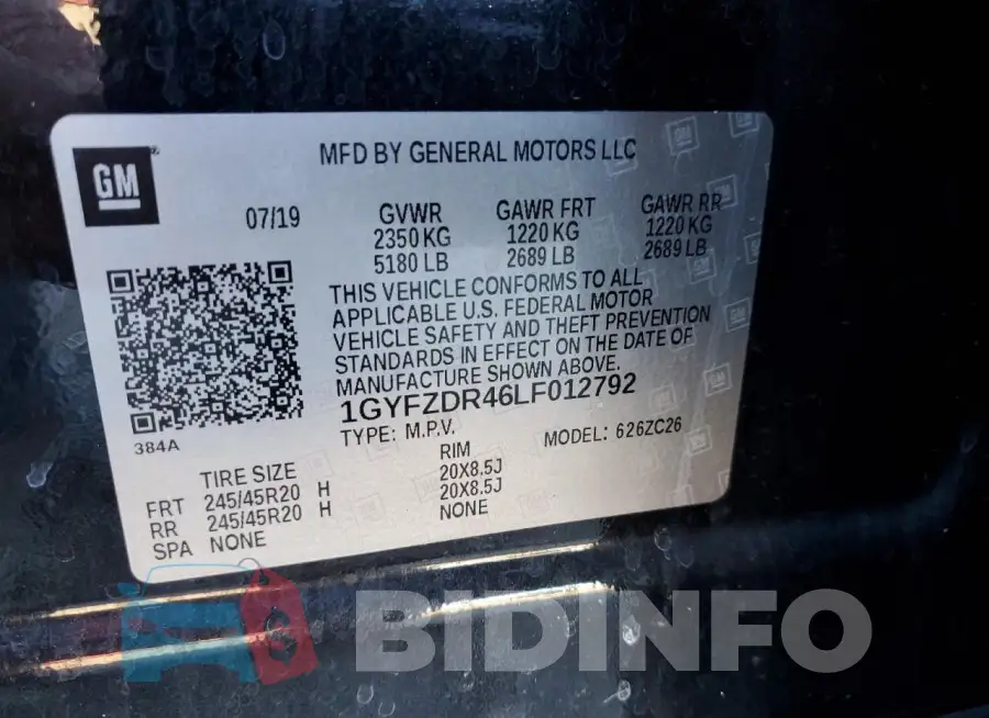 1GYFZDR46LF012792 Photo# 14
