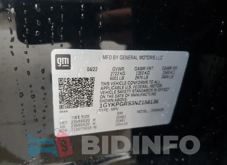 1GYKPGRS3NZ158136 Photo# 13