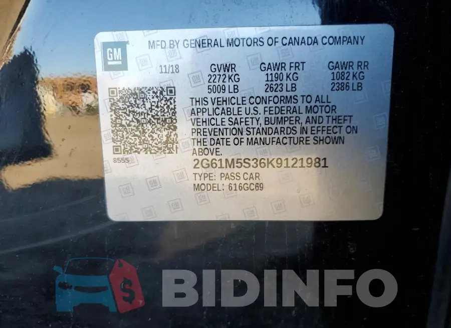 2G61M5S36K9121981 Photo# 13