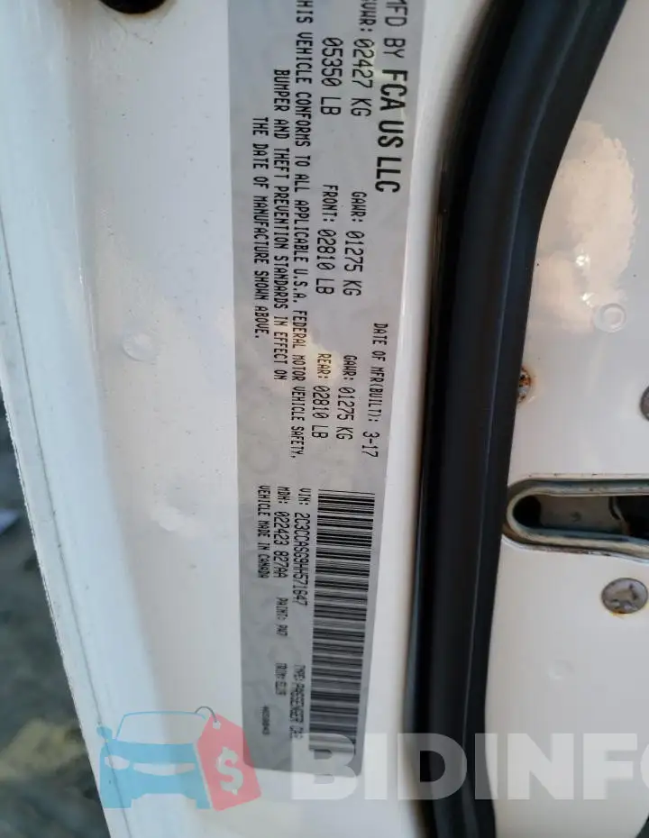 2C3CCASG9HH571647 Photo# 12
