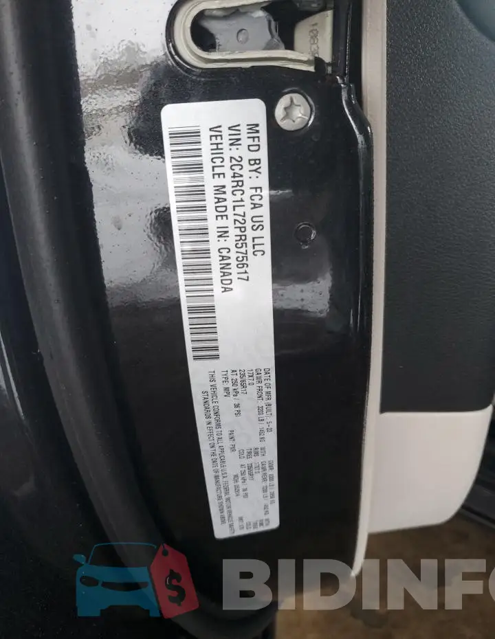 2C4RC1L72PR575617 Photo# 12