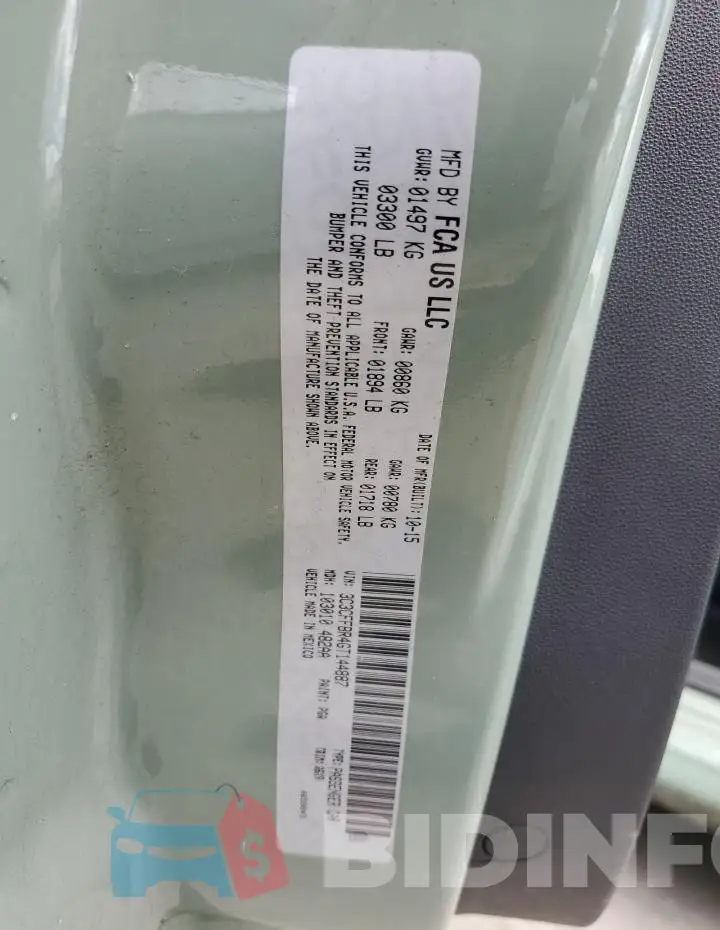 3C3CFFBR4GT144887 Photo# 12