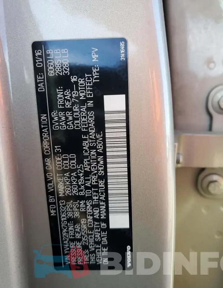 YV4A22PK7G1063213 Photo# 12