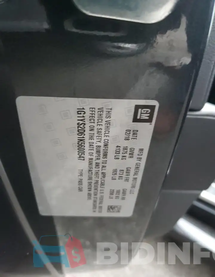 1G1YS2D61K5600547 Photo# 12