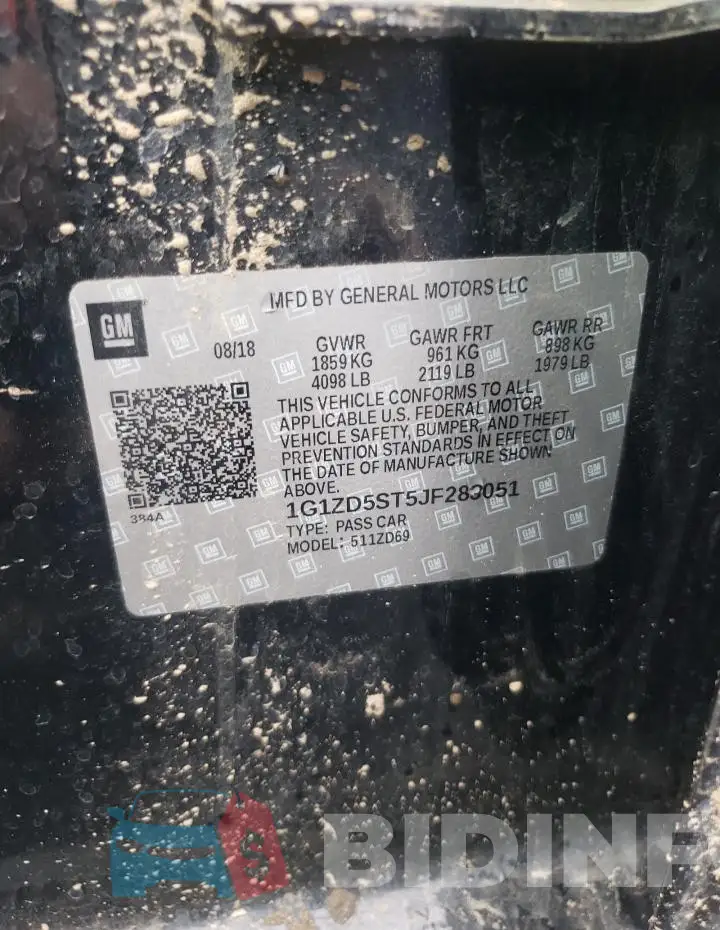 1G1ZD5ST5JF283051 Photo# 12