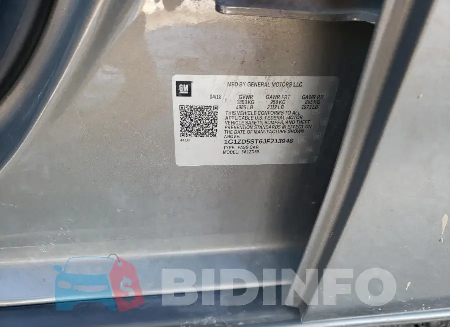 1G1ZD5ST6JF213946 Photo# 12