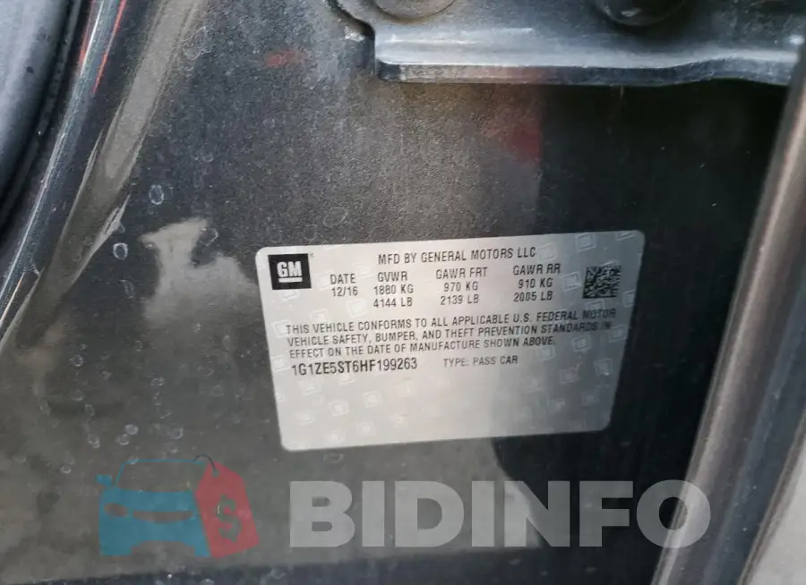 1G1ZE5ST6HF199263 Photo# 12