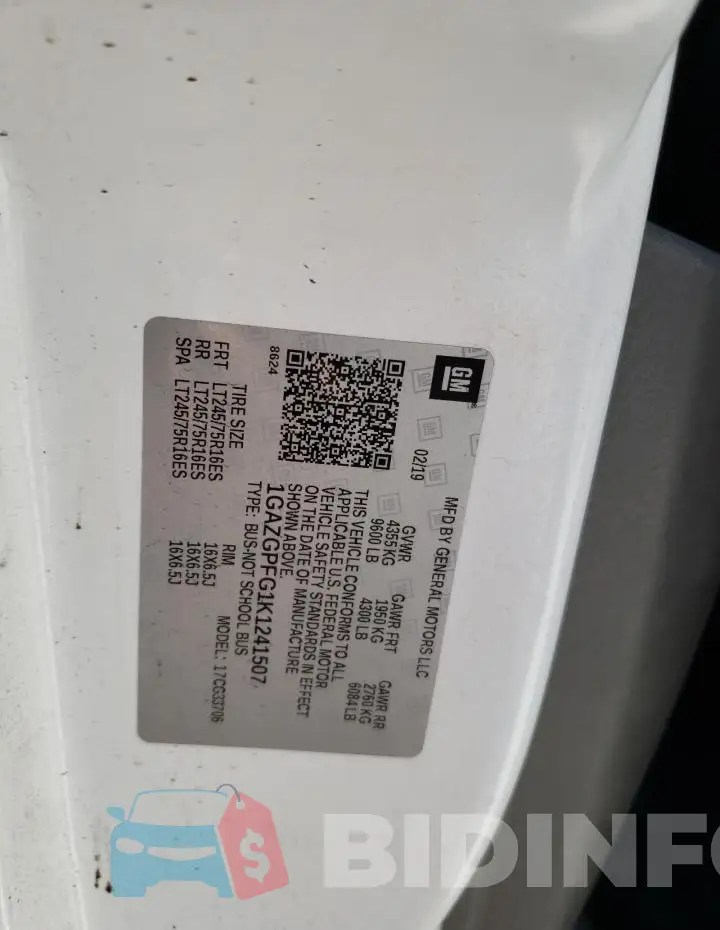 1GAZGPFG1K1241507 Photo# 13
