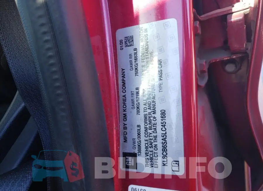 KL8CB6SA5LC451680 Photo# 12