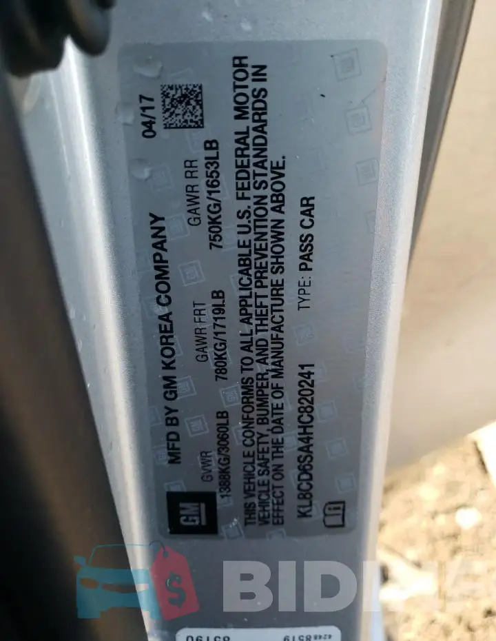 KL8CD6SA4HC820241 Photo# 12