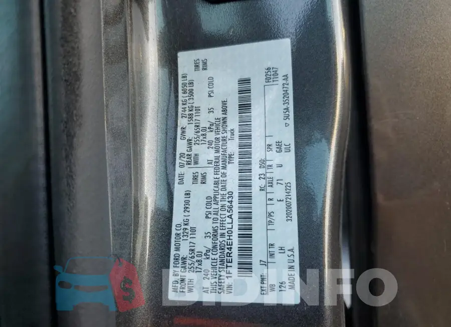 1FTER4EH0LLA56430 Photo# 13