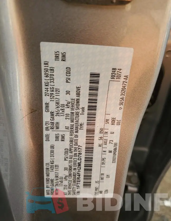 1FTER4FH2MLD78177 Photo# 12