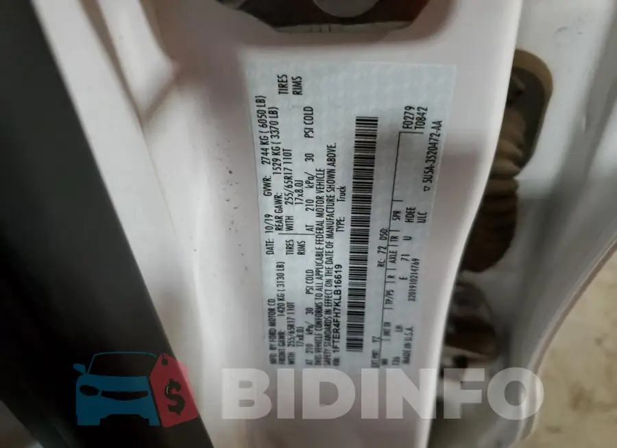 1FTER4FH7KLB16619 Photo# 12