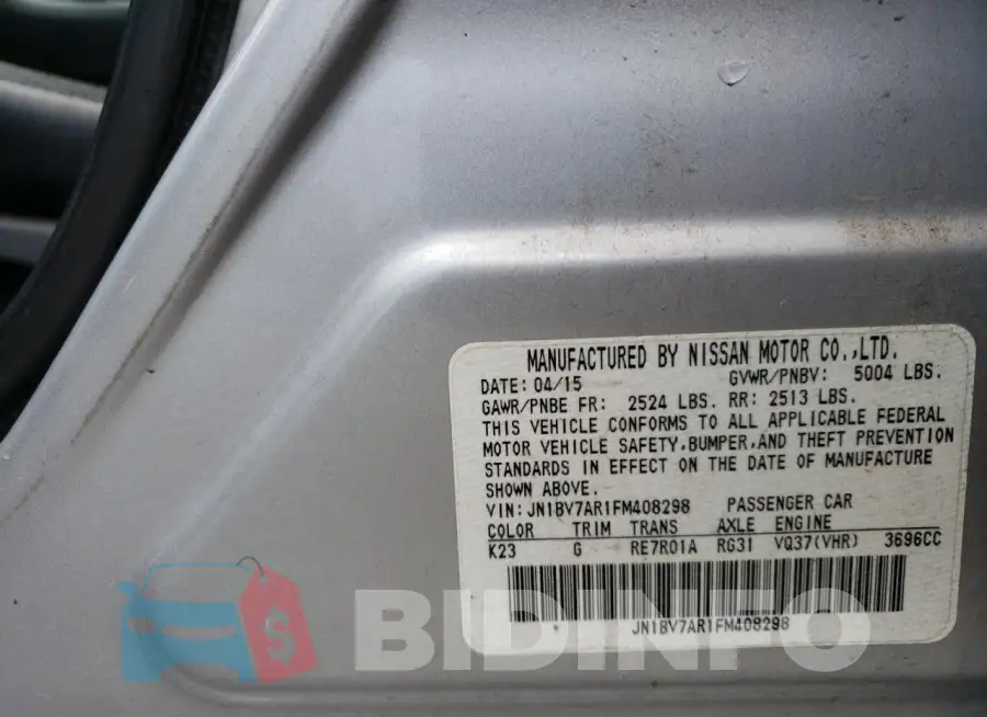 JN1BV7AR1FM408298 Photo# 12