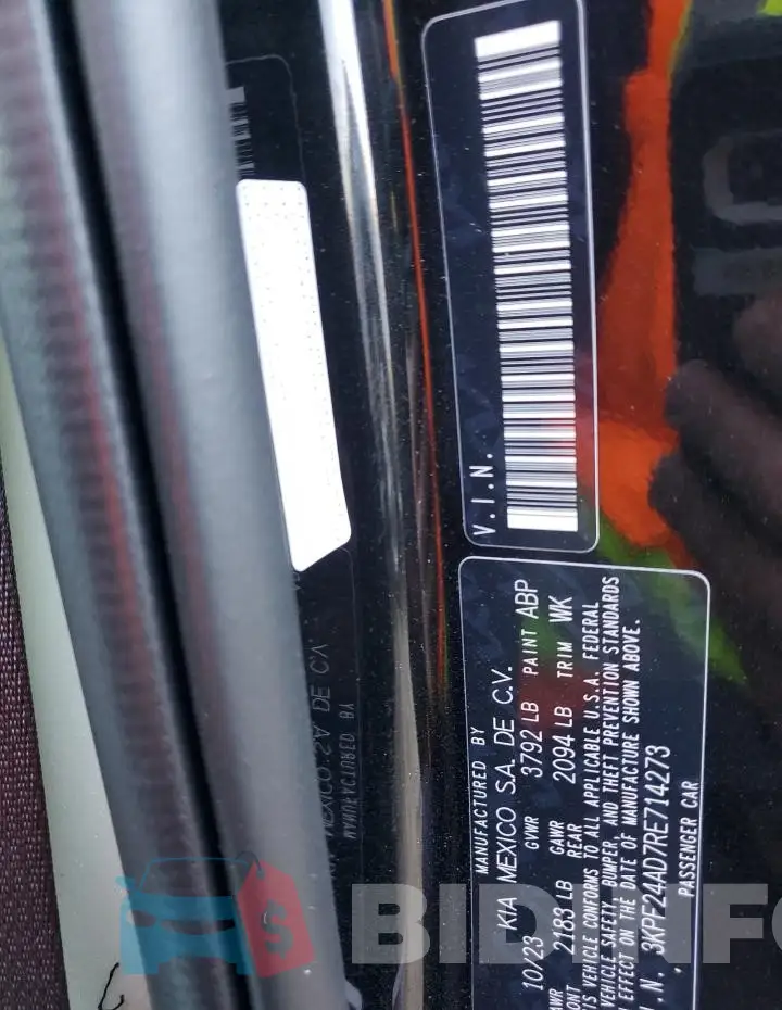 3KPF24AD7RE714273 Photo# 12