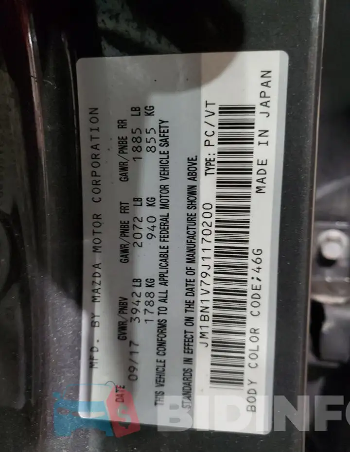 JM1BN1V79J1170200 Photo# 12