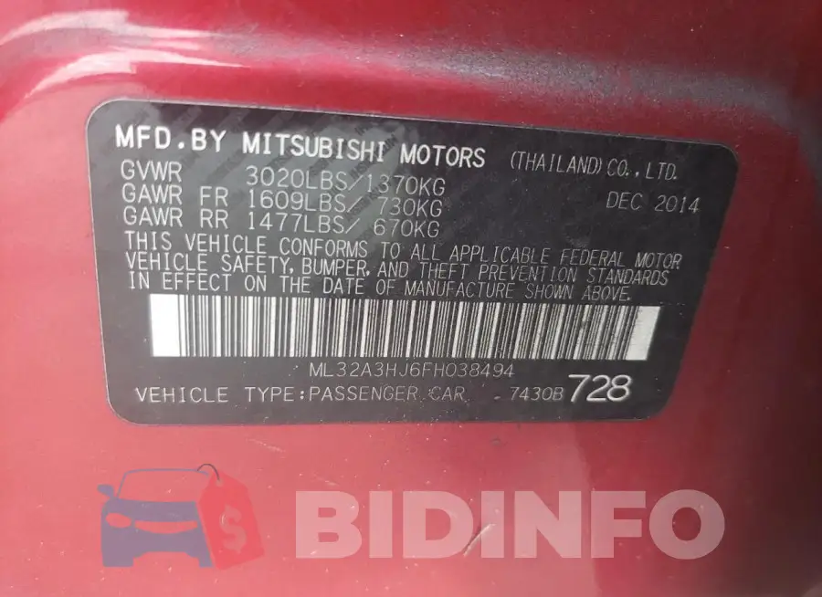 ML32A3HJ6FH038494 Photo# 13