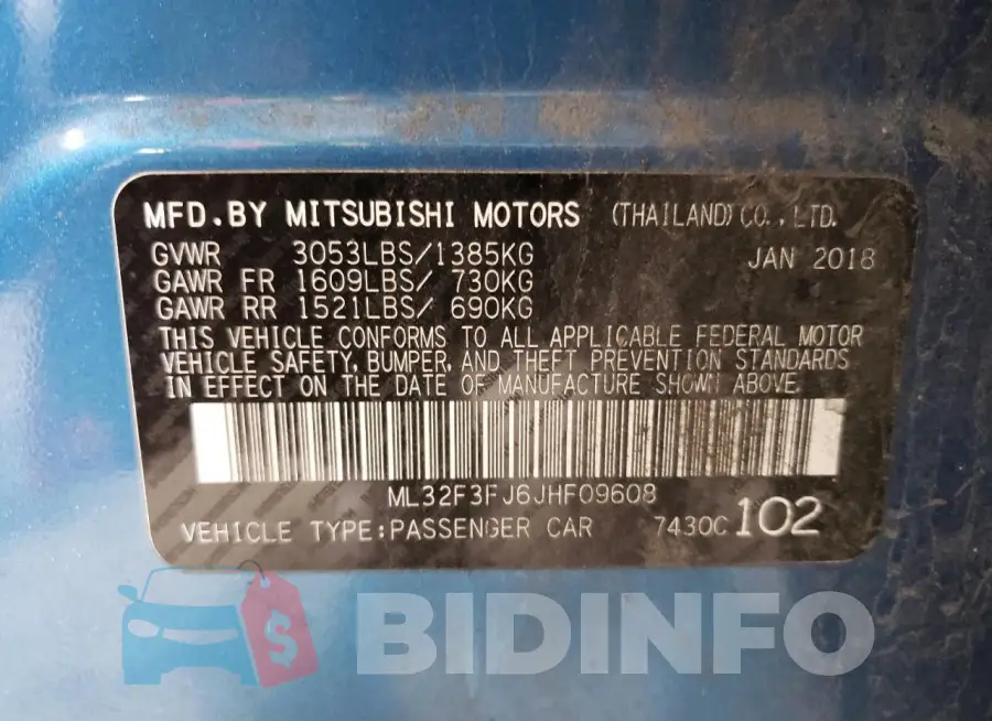 ML32F3FJ6JHF09608 Photo# 12