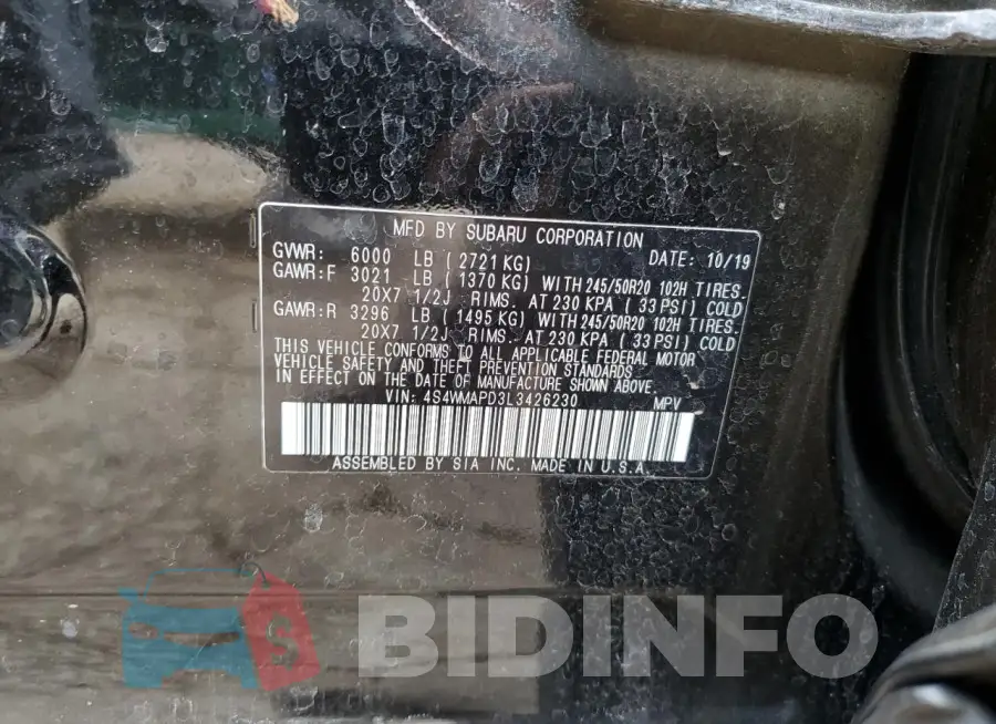 4S4WMAPD3L3426230 Photo# 12