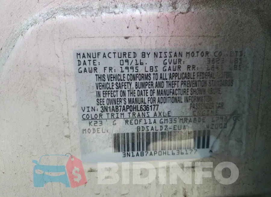 3N1AB7AP0HL636177 Photo# 12